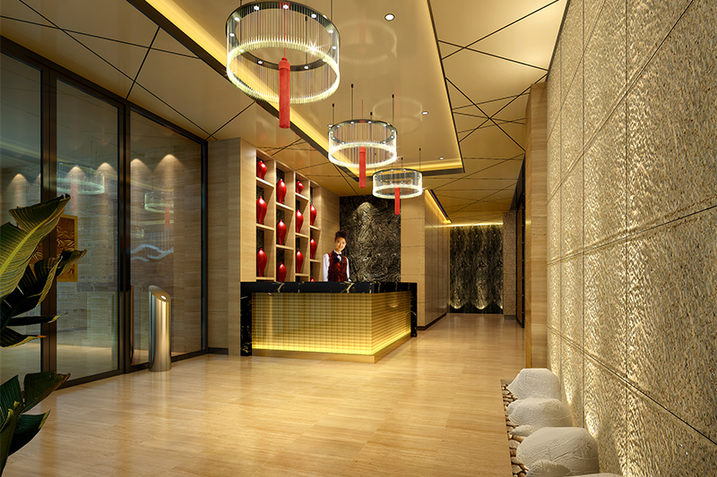 九龍大(dà)酒店(diàn)二層門(mén)廳